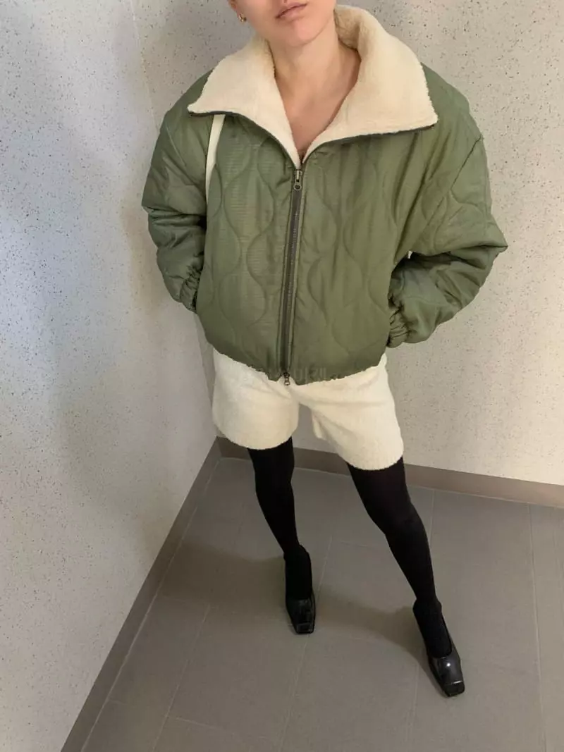 Hue - Korean Women Fashion - #womensfashion - Quilting Jumper - 12