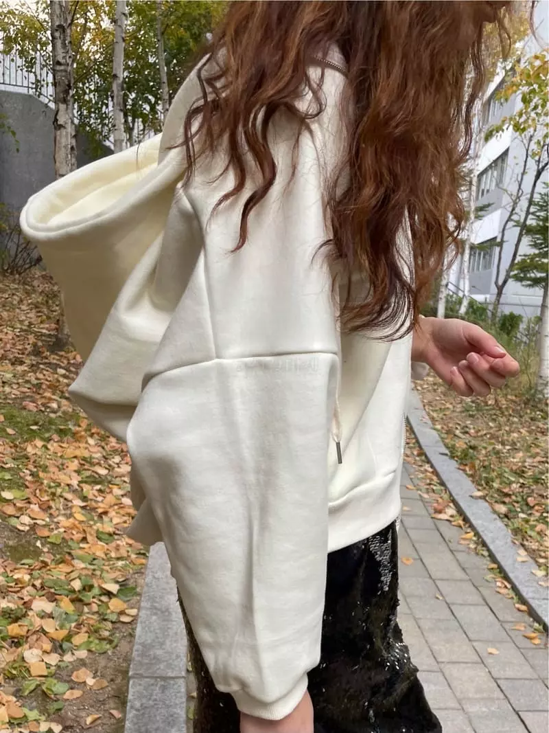 Hue - Korean Women Fashion - #womensfashion - Over Hoody Zip-up - 12