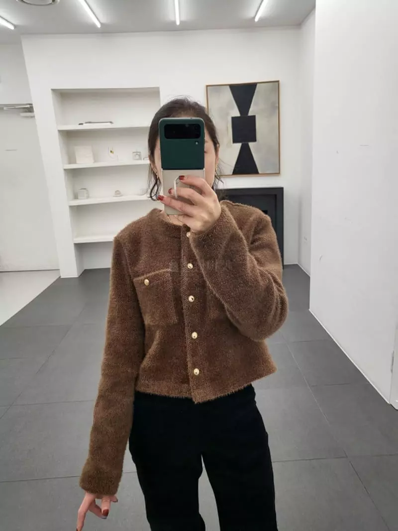 Ifuhouse - Korean Women Fashion - #momslook - Honey Roung Cardigan - 7