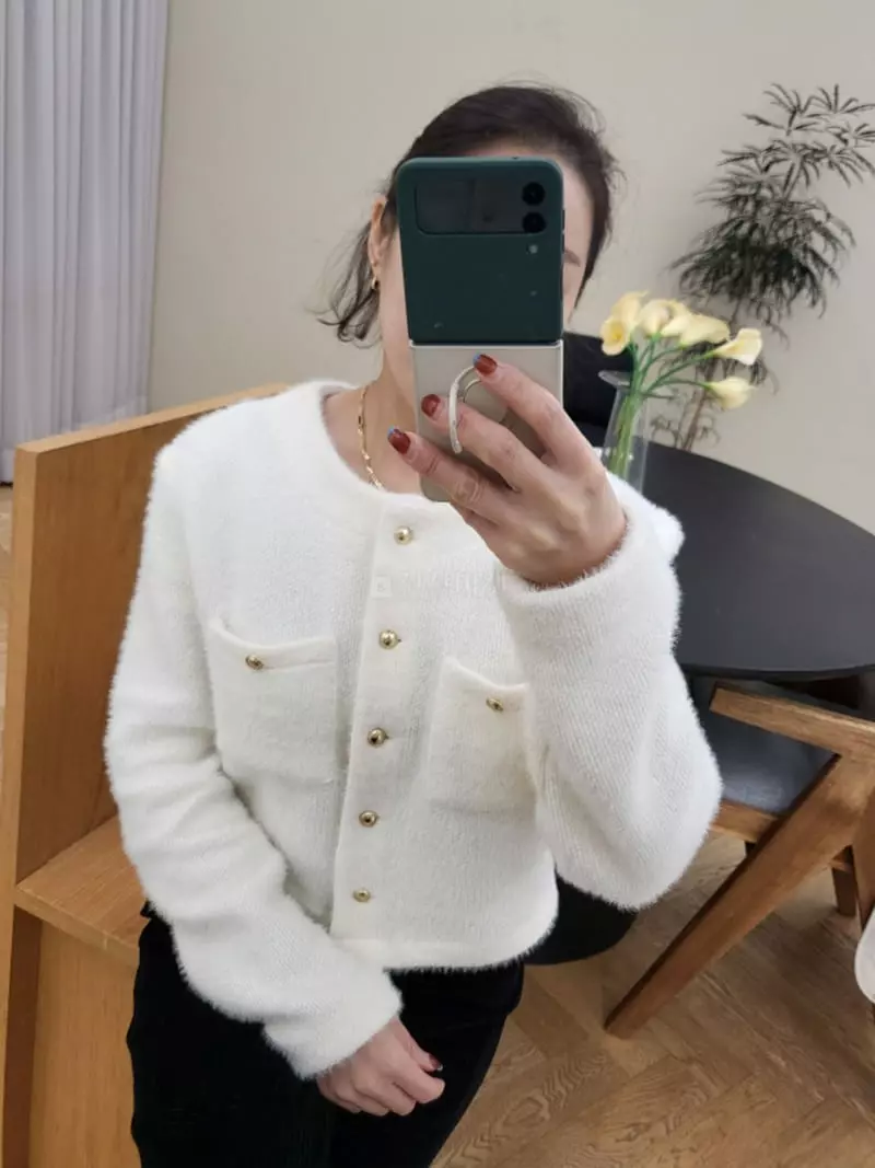 Ifuhouse - Korean Women Fashion - #womensfashion - Honey Roung Cardigan - 6