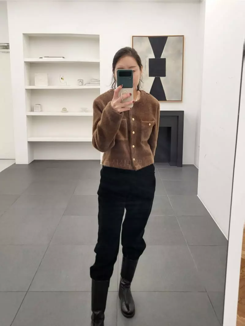 Ifuhouse - Korean Women Fashion - #womensfashion - Honey Roung Cardigan - 8