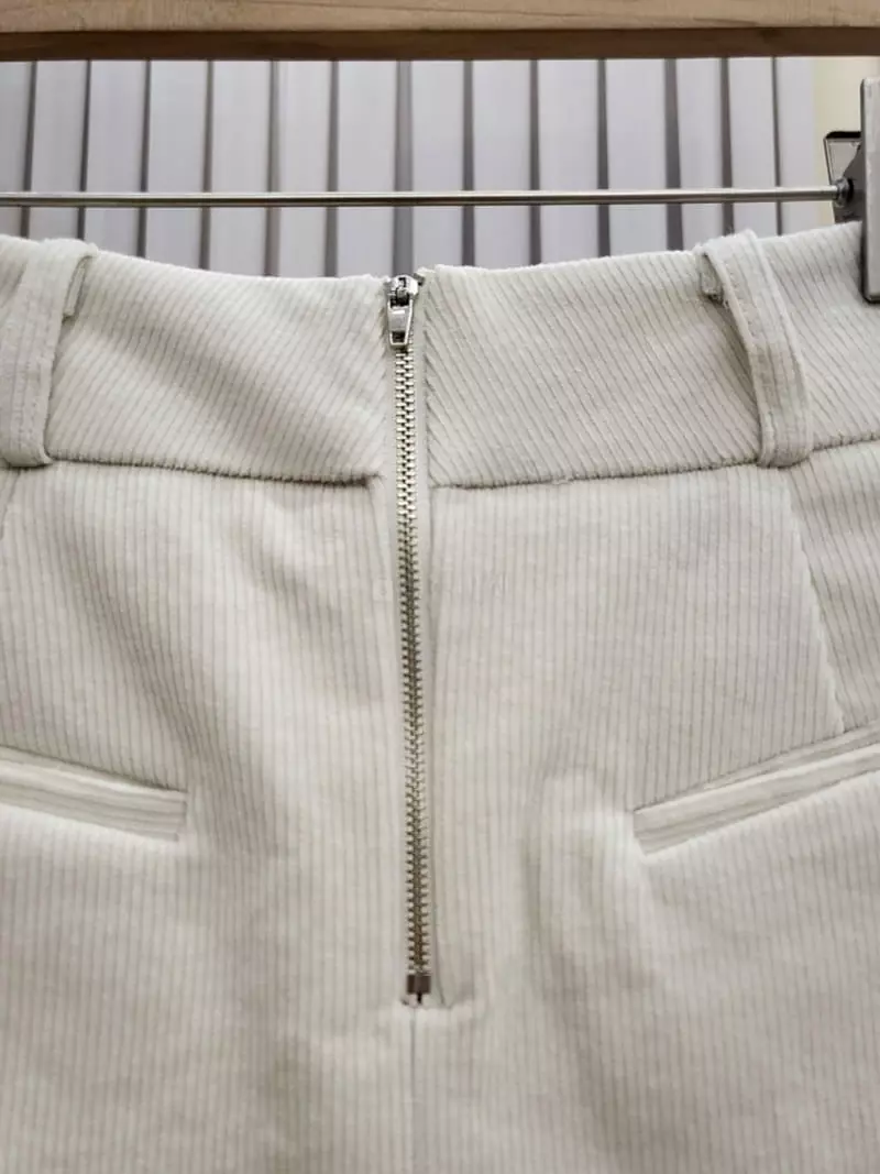 Ifuhouse - Korean Women Fashion - #womensfashion - Rib Zipper Skirt - 10