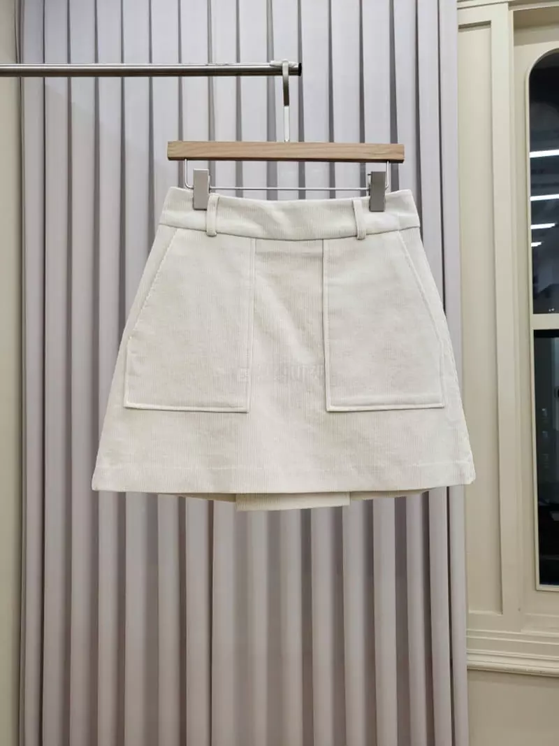 Ifuhouse - Korean Women Fashion - #womensfashion - Rib Zipper Skirt - 8