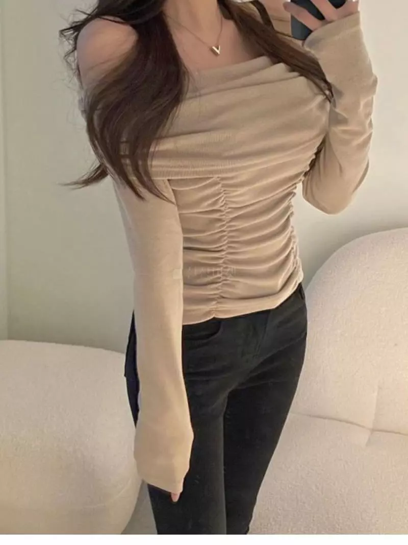 J Bella - Korean Women Fashion - #momslook - Powder Tee - 8