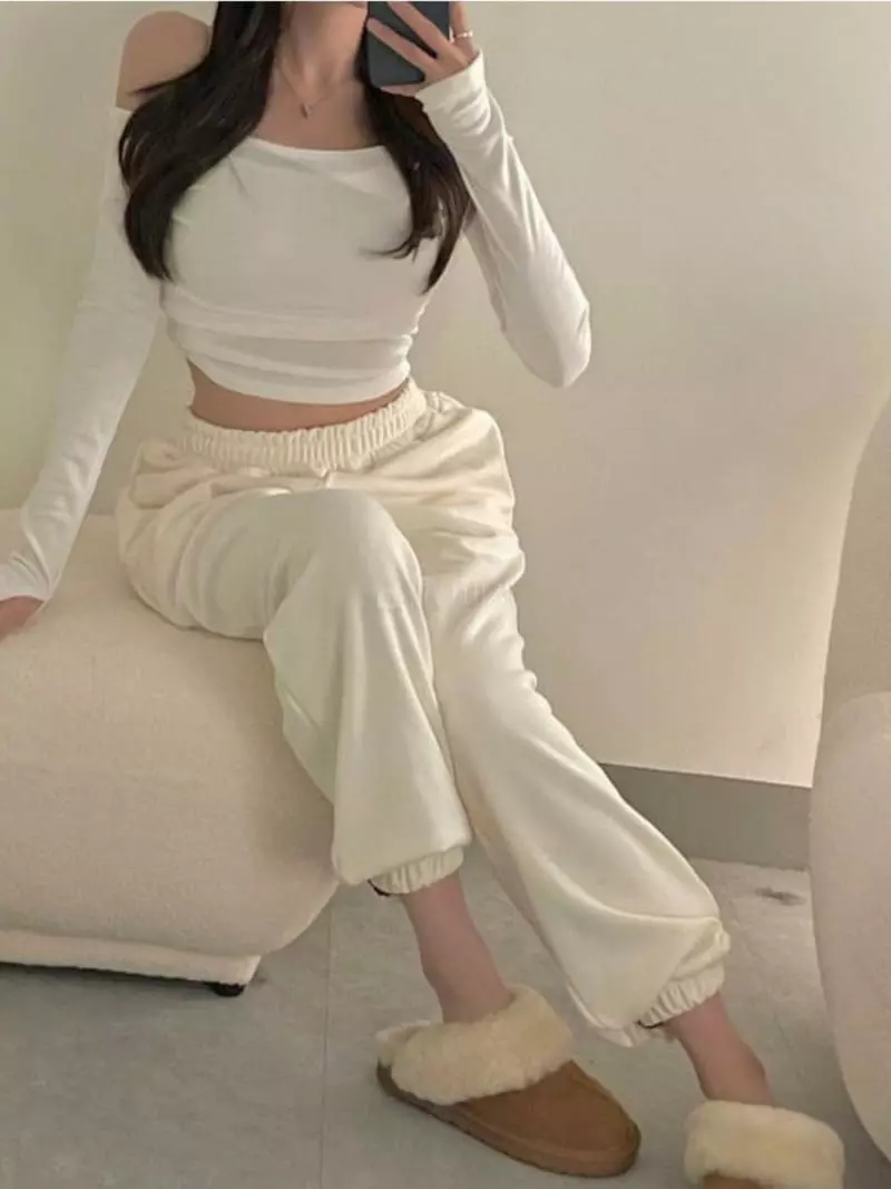J Bella - Korean Women Fashion - #momslook - Warmer Off Tee - 6