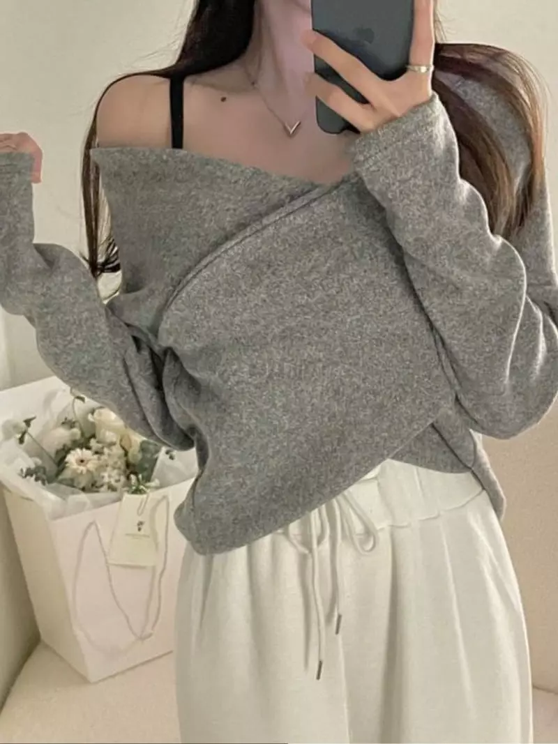 J Bella - Korean Women Fashion - #romanticstyle - Minky Tee - 2