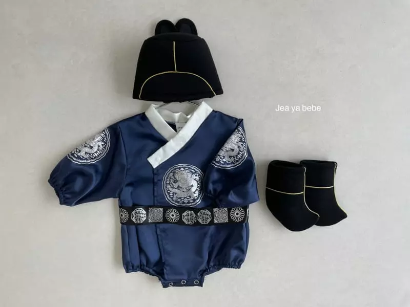 Jeaya & Mymi - Korean Baby Fashion - #babyboutiqueclothing - King Son Hanbok Bodysuit - 9