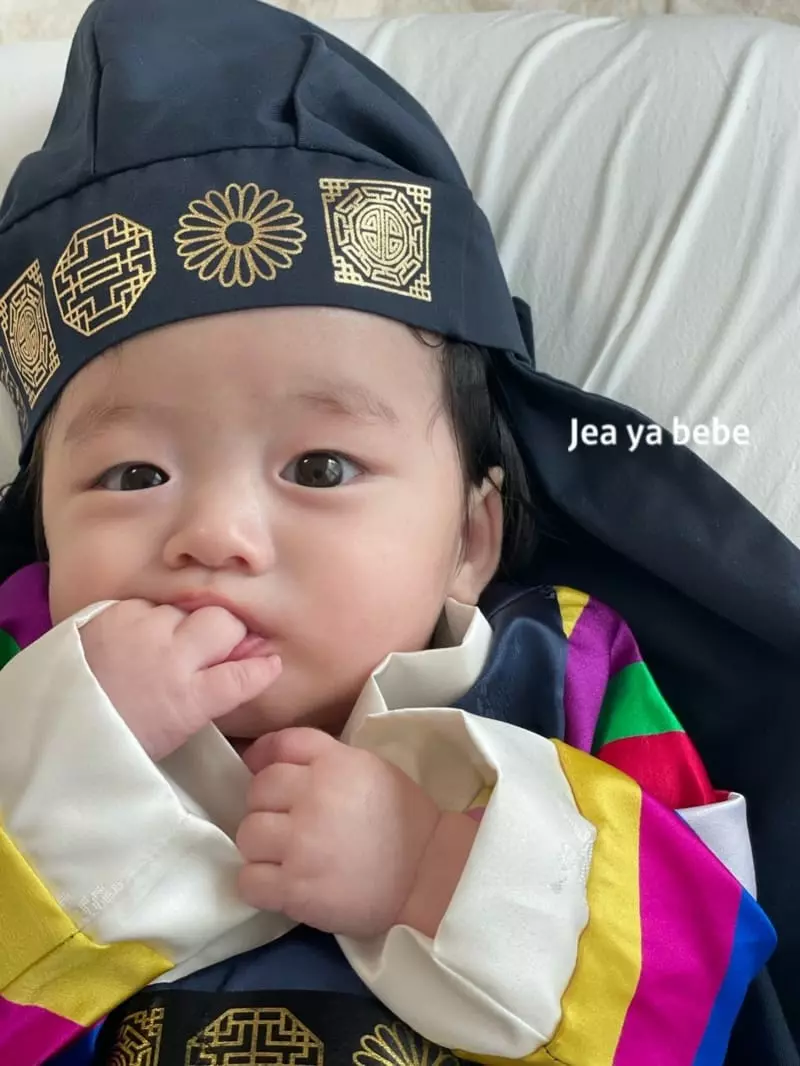 Jeaya & Mymi - Korean Baby Fashion - #babygirlfashion - Boy Hanbok Hat - 5