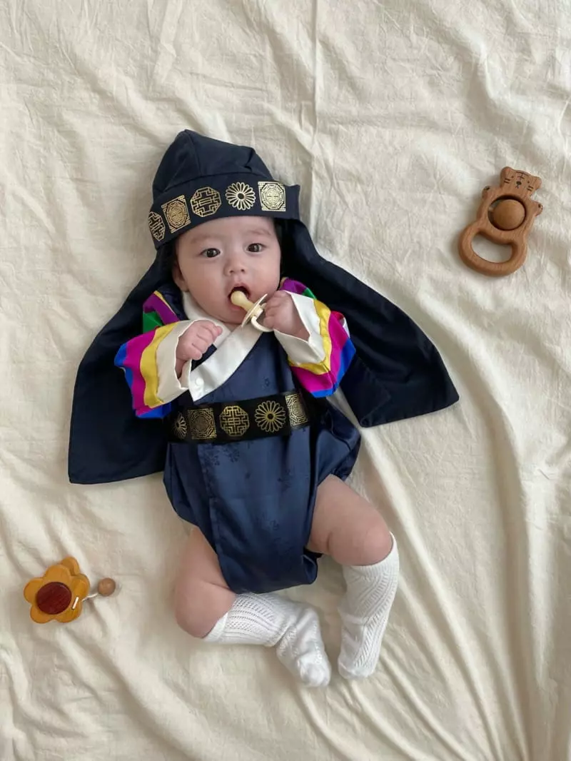 Jeaya & Mymi - Korean Baby Fashion - #babylifestyle - Boy Hanbok Hat - 6