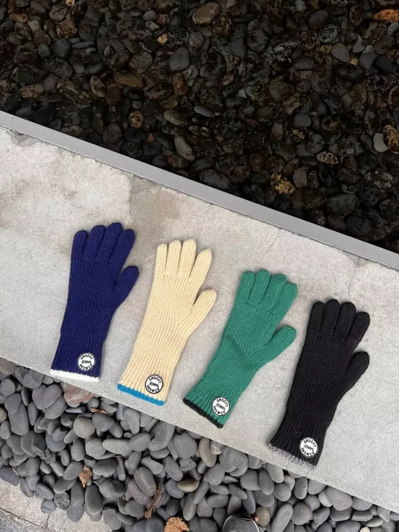 Jenny Basic - Korean Junior Fashion - #kidsshorts - Line Wool Gloves
