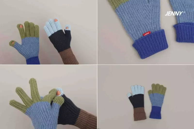 Jenny Basic - Korean Junior Fashion - #kidsstore - Winter color Gloves - 4
