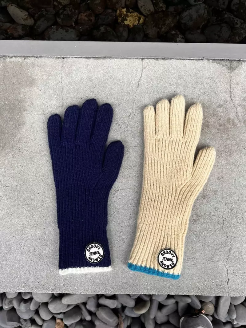 Jenny Basic - Korean Junior Fashion - #kidzfashiontrend - Line Wool Gloves - 3
