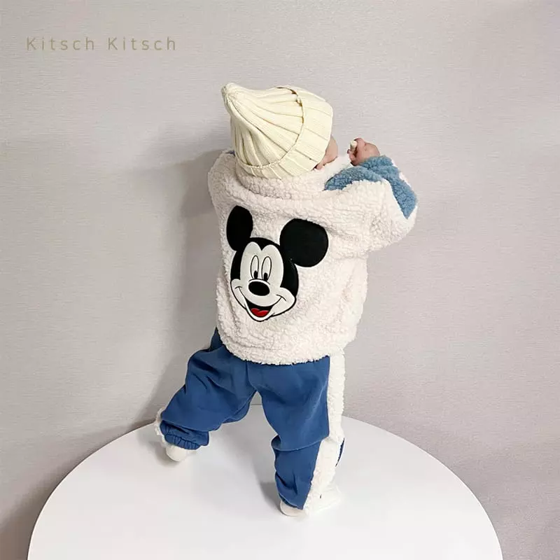 Kitsch Kitsch - Korean Children Fashion - #discoveringself - Disney Mickey Bbodum Color Jumper - 10