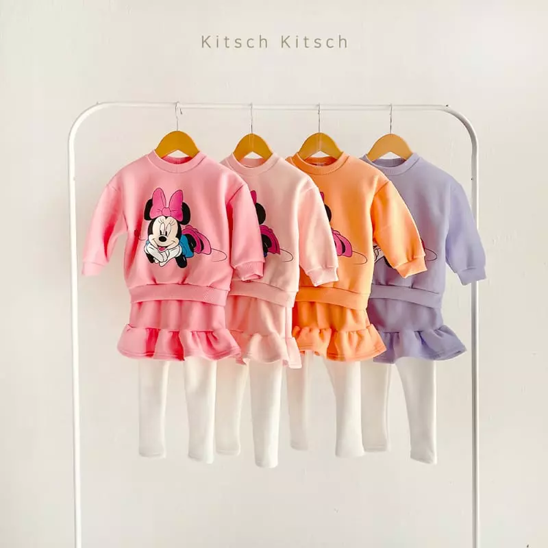 Kitsch Kitsch - Korean Children Fashion - #discoveringself - Look Monly Me Top Bottom Set
