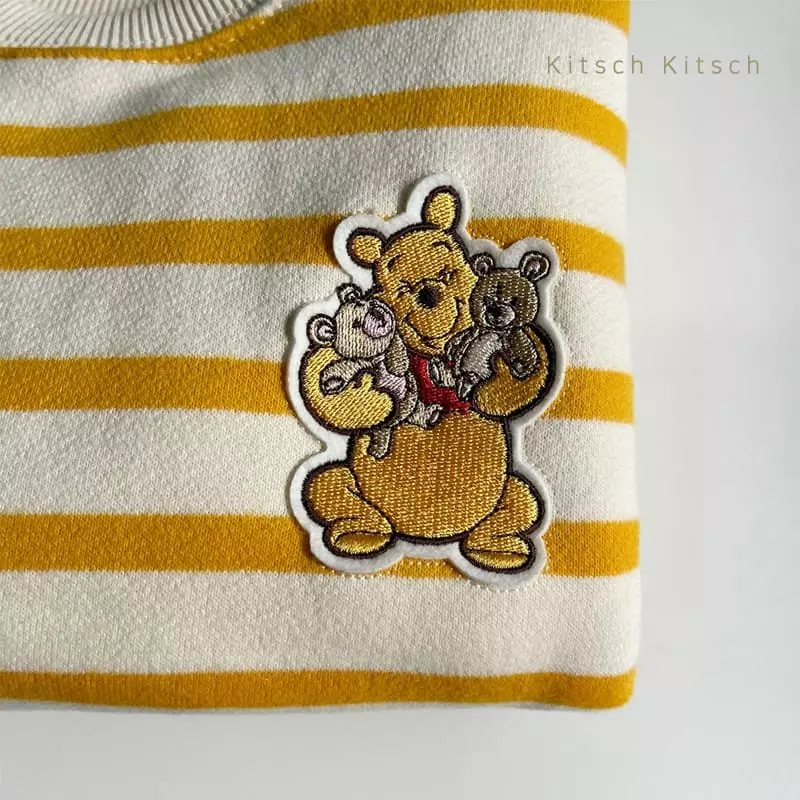 Kitsch Kitsch - Korean Children Fashion - #kidsshorts - Ppiyong Sweatshirt Top Bottom Set - 5