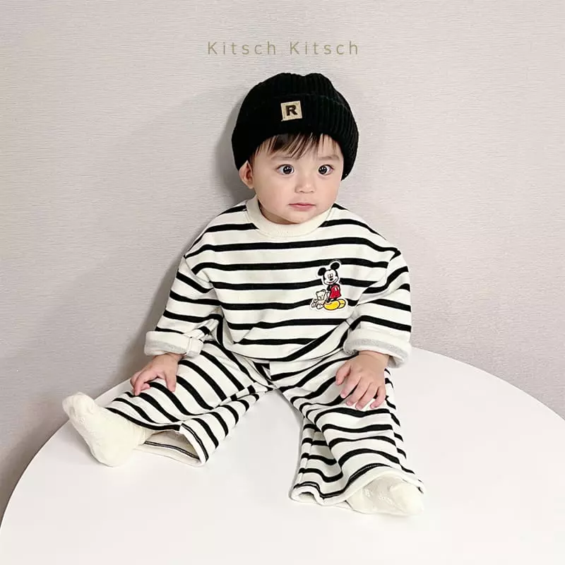 Kitsch Kitsch - Korean Children Fashion - #littlefashionista - Ppiyong Sweatshirt Top Bottom Set - 9