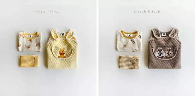 Kitsch Kitsch - Korean Children Fashion - #magicofchildhood - Disney Color Sleep Vest - 4