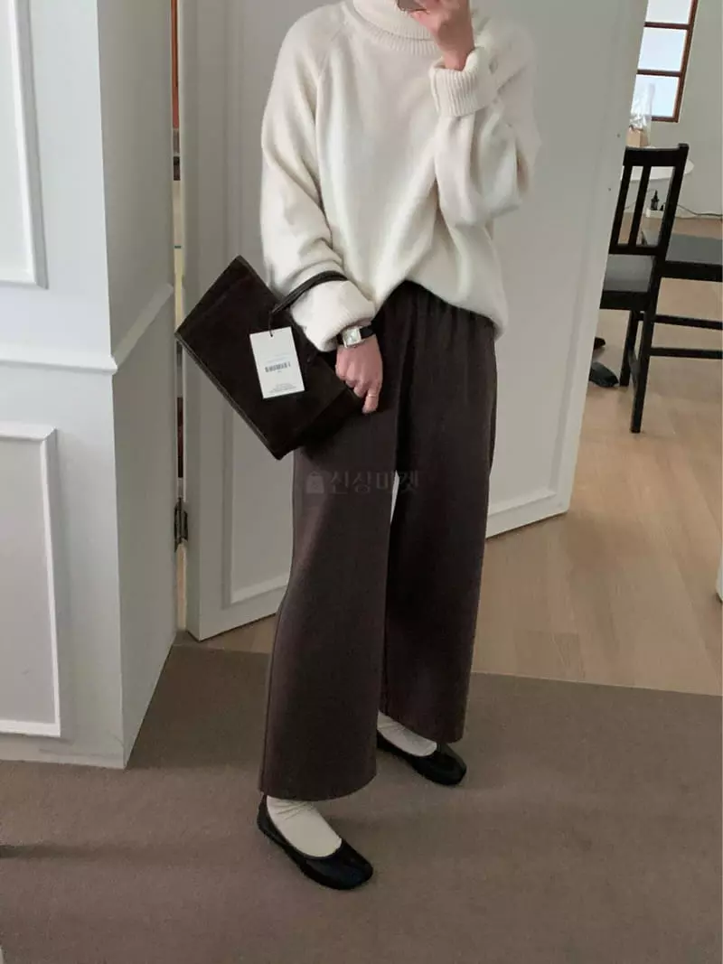 Lake Side - Korean Women Fashion - #momslook - Currot Pants - 5