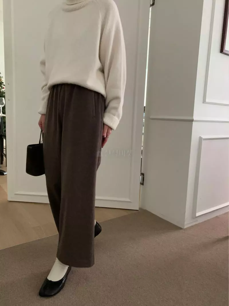 Lake Side - Korean Women Fashion - #momslook - Currot Pants - 7