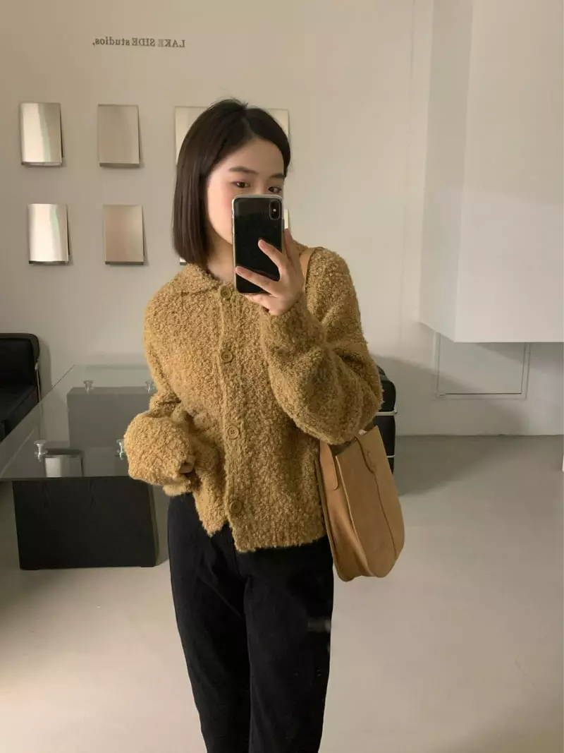 Lake Side - Korean Women Fashion - #womensfashion - Color Knit Cardigan - 11