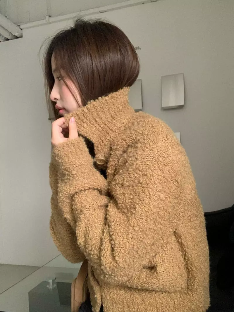 Lake Side - Korean Women Fashion - #womensfashion - Color Knit Cardigan - 9