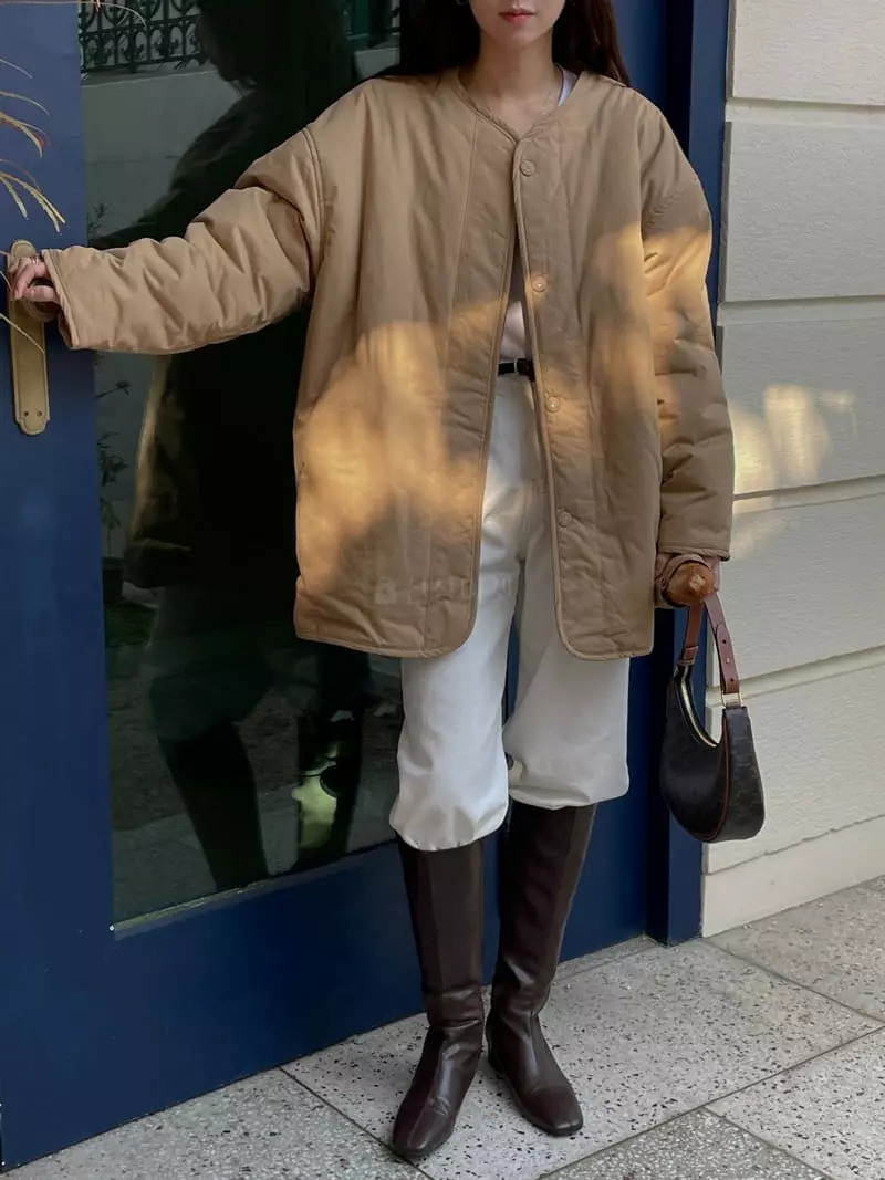 Lefave - Korean Women Fashion - #momslook - Reversible Dumble Jumper - 7