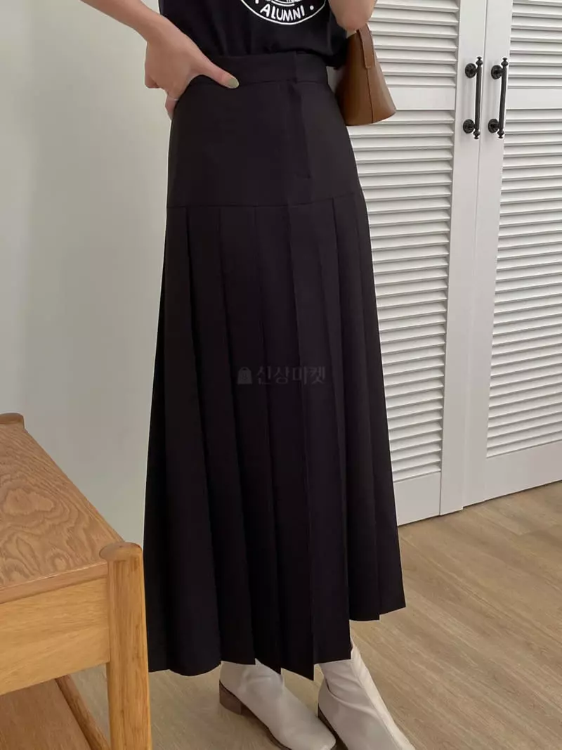 Lefave - Korean Women Fashion - #momslook - Maxy Wribkle Skirt - 10