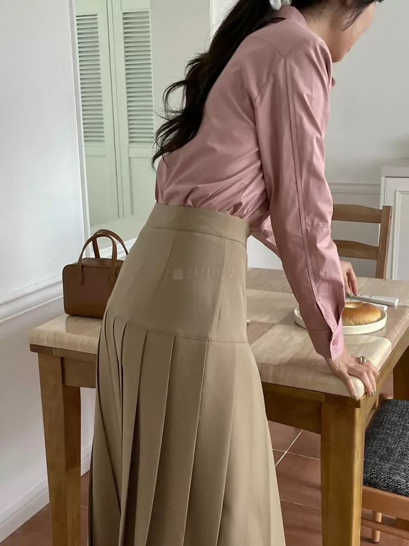 Lefave - Korean Women Fashion - #womensfashion - Maxy Wribkle Skirt - 7