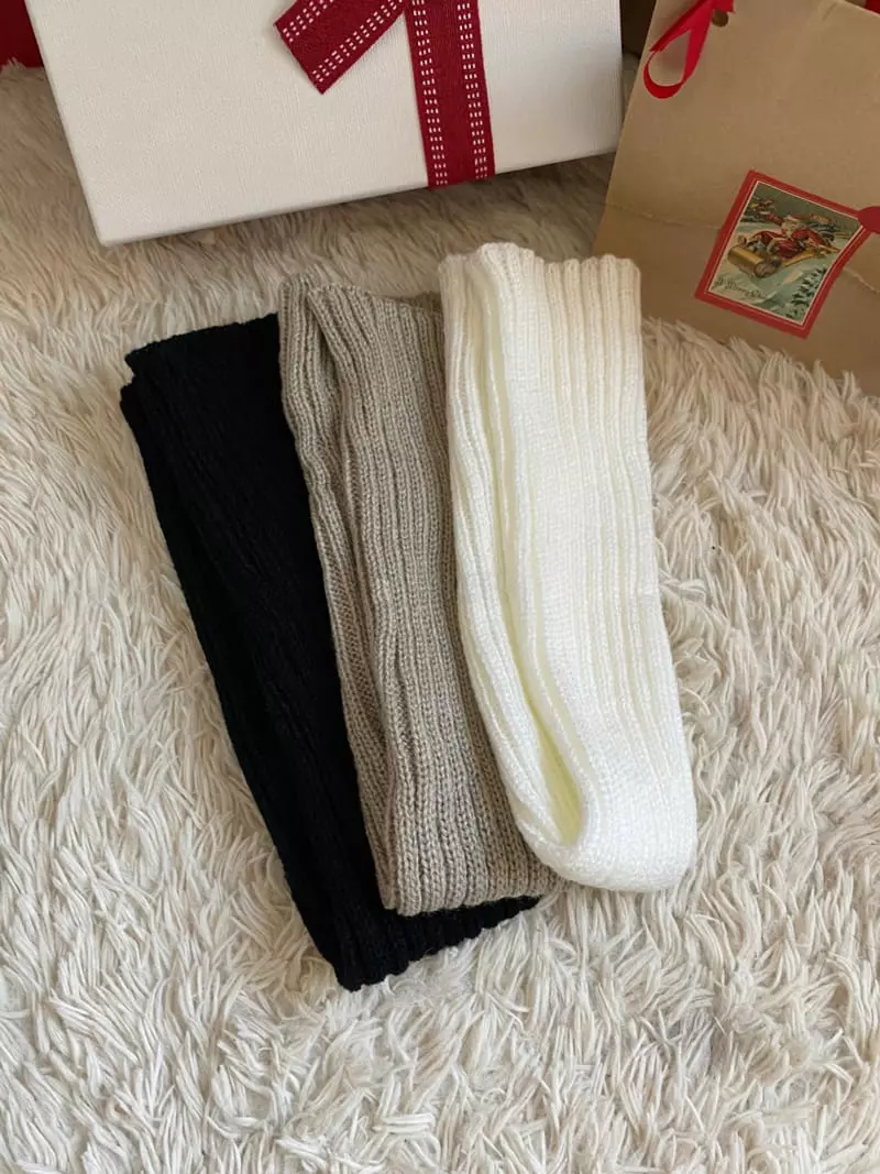 Lemei - Korean Women Fashion - #momslook - H079 Rib Long Gloves - 11