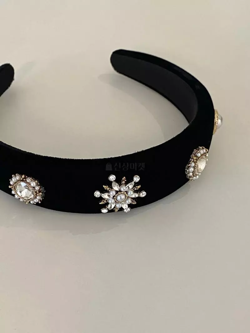 Lemei - Korean Women Fashion - #momslook - H067 Velvet Hairband - 7