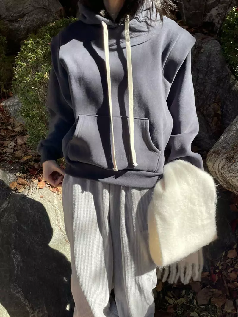 Levase - Korean Women Fashion - #momslook - Wing Hoody - 2
