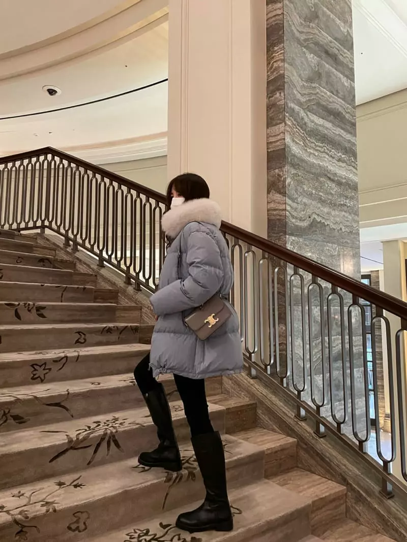 Levase - Korean Women Fashion - #momslook - Fox Padding Jacket - 9
