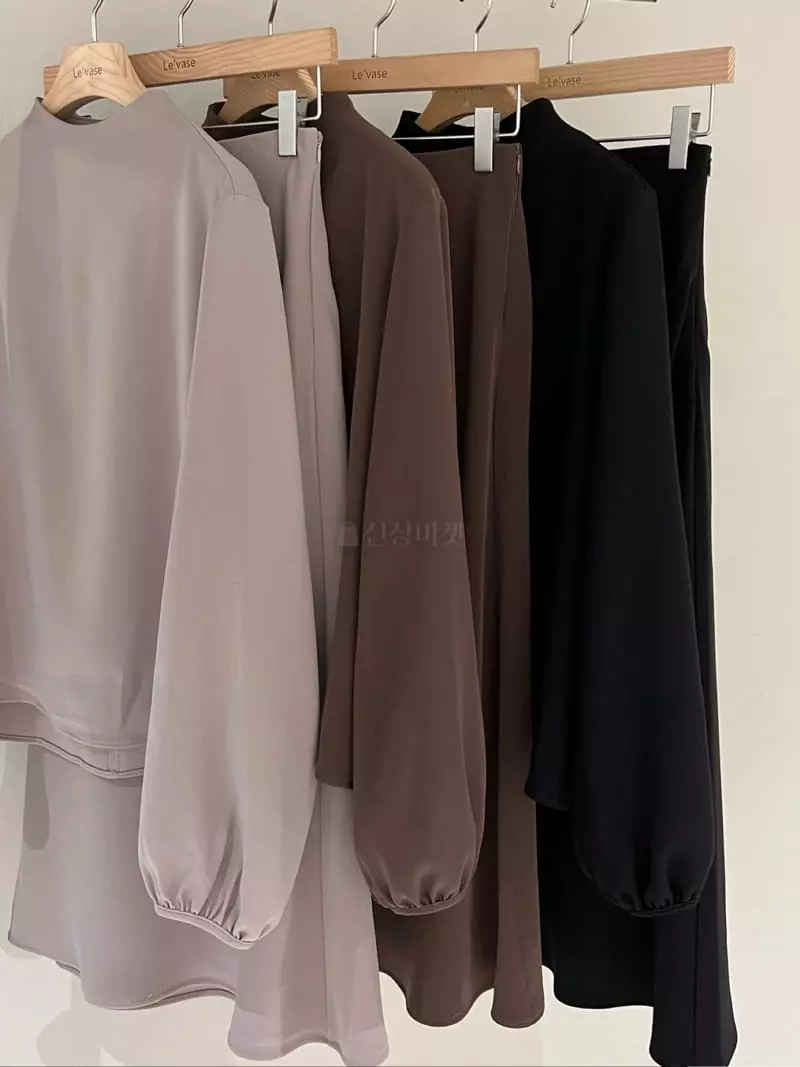 Levase - Korean Women Fashion - #momslook - Modern Skirt - 12