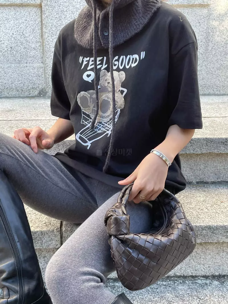 Levase - Korean Women Fashion - #momslook - Bear Tee - 10