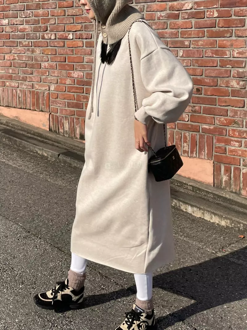 Levase - Korean Women Fashion - #restrostyle - Round One-piece - 4