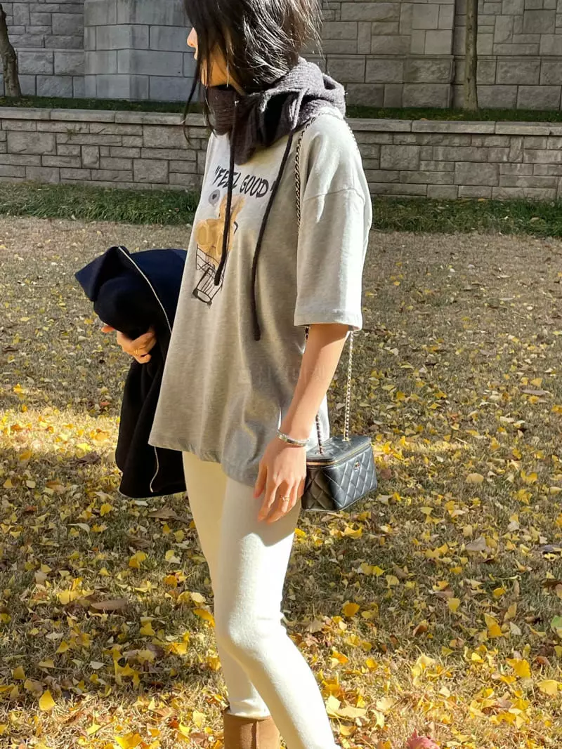 Levase - Korean Women Fashion - #shopsmall - Bear Tee