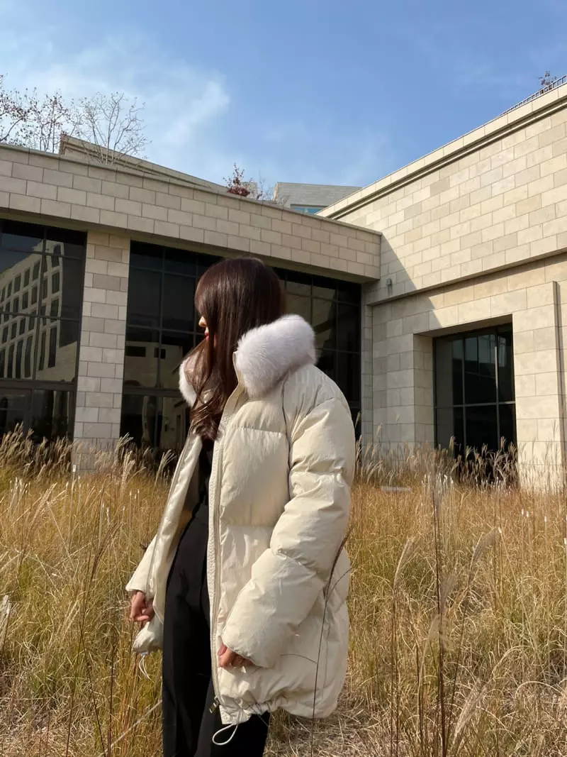 Levase - Korean Women Fashion - #thatsdarling - Fox Padding Jacket - 5
