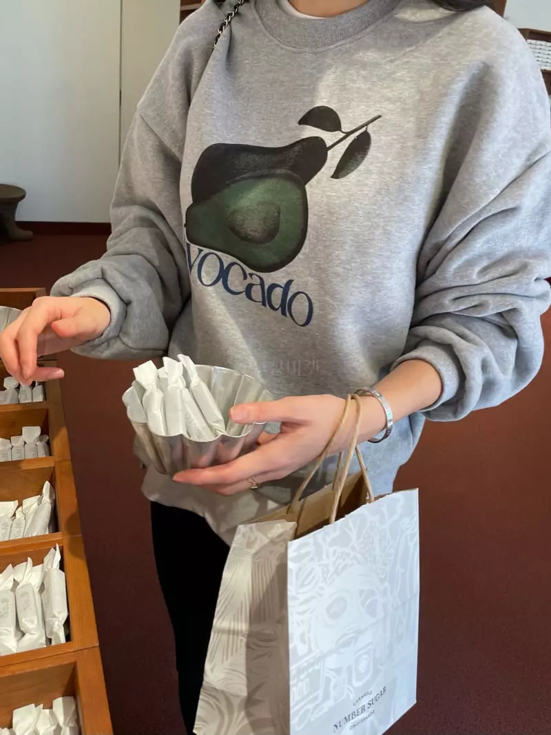 Levase - Korean Women Fashion - #thelittlethings - Avocado Sweatshirt