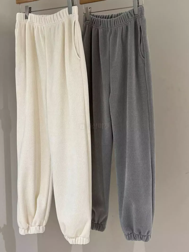 Levase - Korean Women Fashion - #vintageinspired - Croiffle Pants - 4