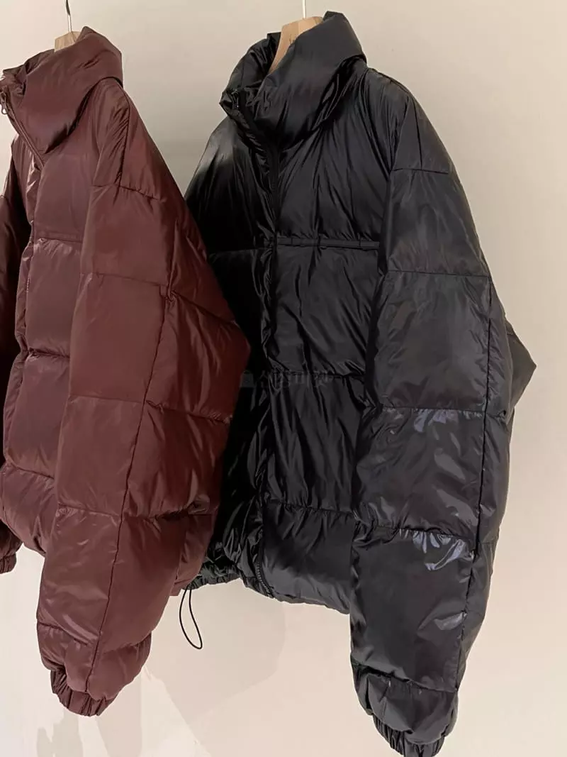 Levase - Korean Women Fashion - #vintagekidsstyle - Shinning Padding Jacket - 3
