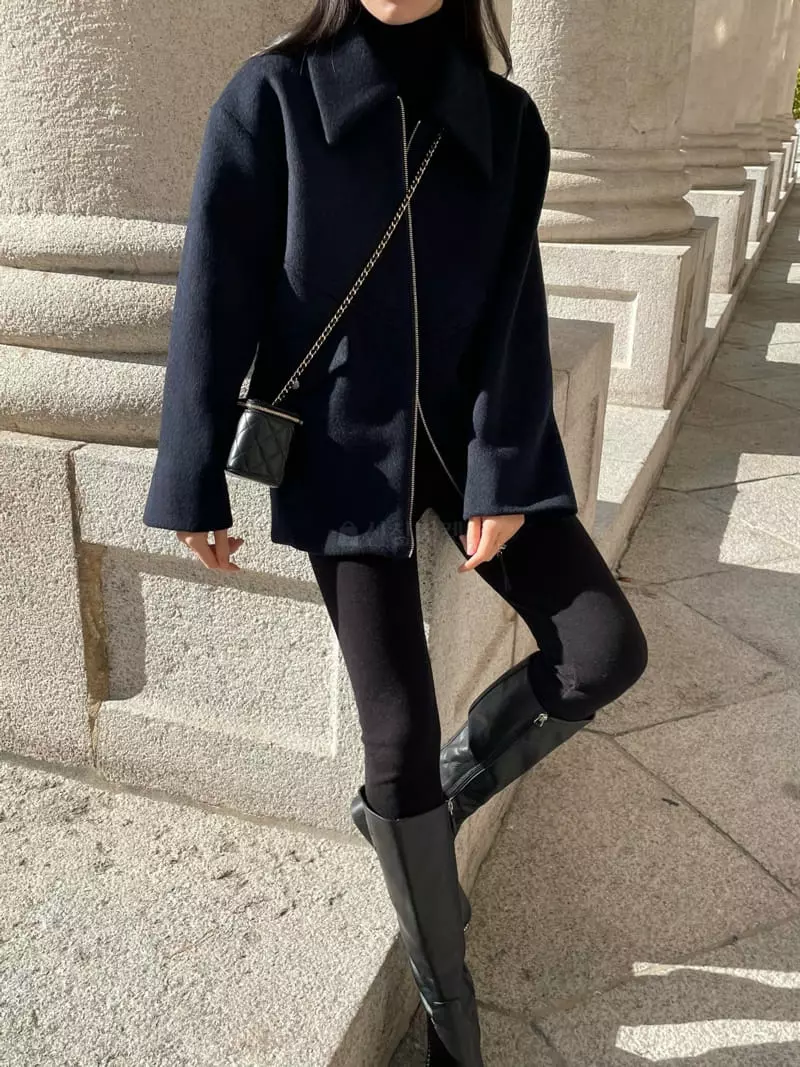 Levase - Korean Women Fashion - #womensfashion - Under Coat - 8