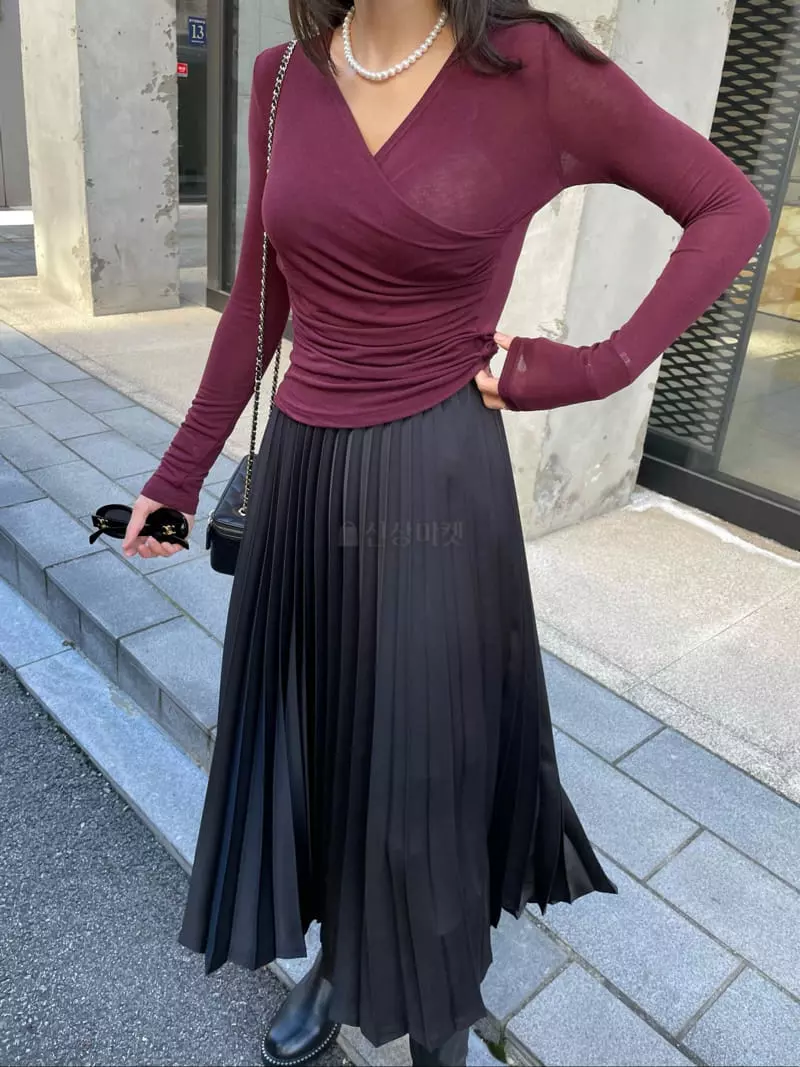 Levase - Korean Women Fashion - #womensfashion - Bling Skirt - 2