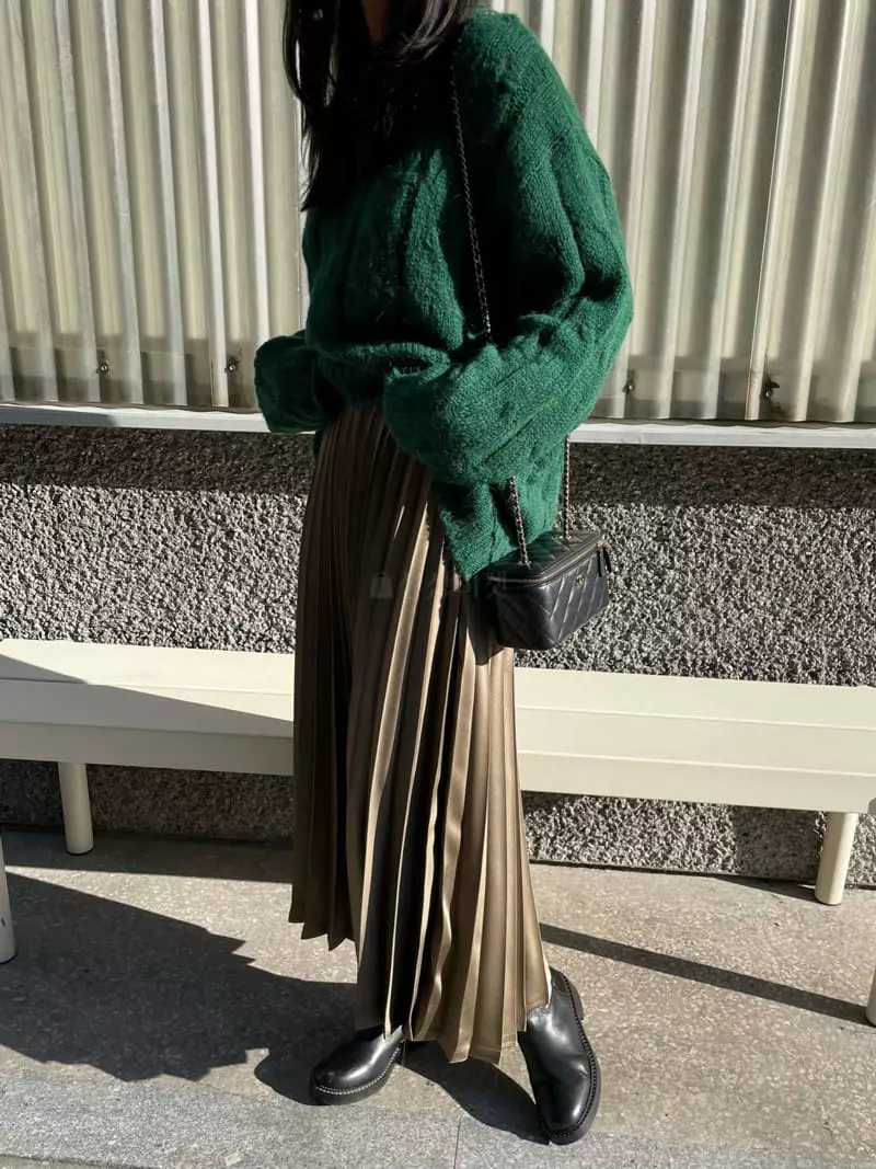Levase - Korean Women Fashion - #momslook - Bling Skirt - 4
