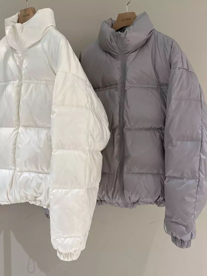 Levase - Korean Women Fashion - #womensfashion - Shinning Padding Jacket
