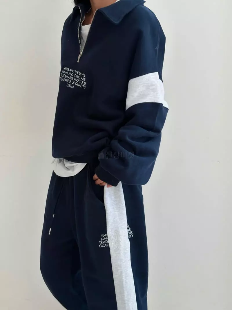 Level - Korean Women Fashion - #momslook - Code Sweatshirt - 2