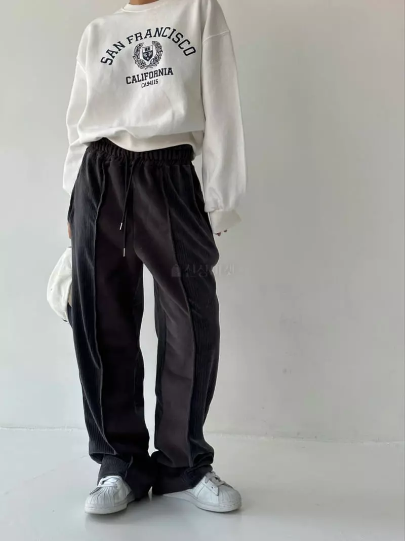 Level - Korean Women Fashion - #momslook - Veloure Color Pants - 5