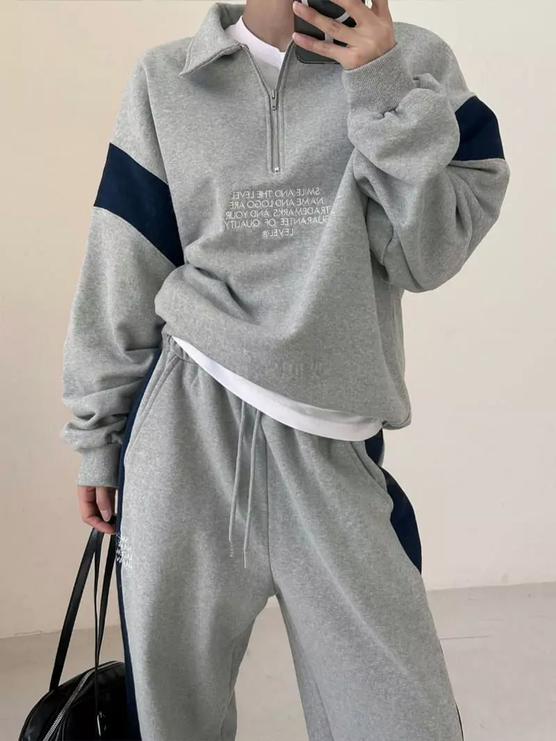Level - Korean Women Fashion - #vintagekidsstyle - Code Sweatshirt - 6