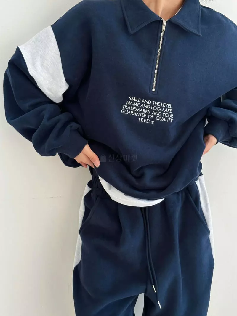 Level - Korean Women Fashion - #momslook - Code Sweatshirt - 4