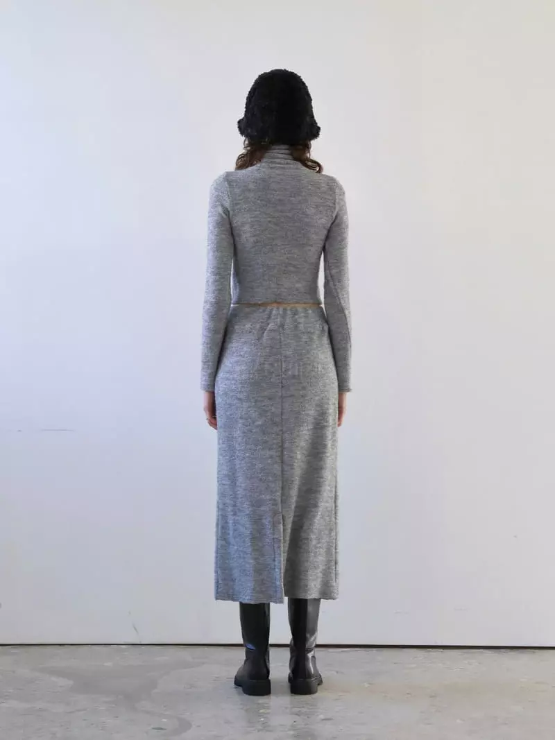Libre-Cestlavie - Korean Women Fashion - #momslook - Beth Long Skirt - 3