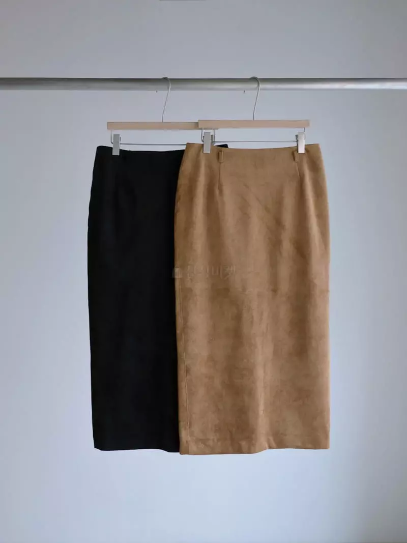 Libre-Cestlavie - Korean Women Fashion - #momslook - Lucy Suede Skirt - 9